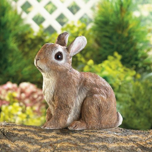Adorable Garden Bunny Statue for Outdoor Decor - Perfect Sitting Rabbit Ornament for Your Yard